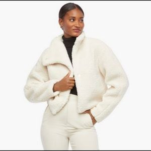 🖤NWT JustFab Faux Shearling Wrap Jacket XL